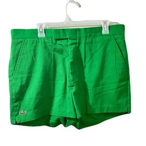 Vintage IZOD Lacoste Men’s Green Shorts |1970s-80’s Preppy Golf Tennis USA